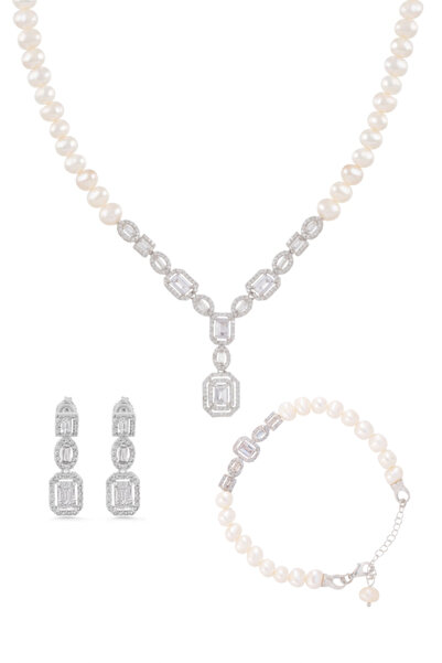 Ecru Atelier Melody Kolye, Küpe ve Bileklik Seti