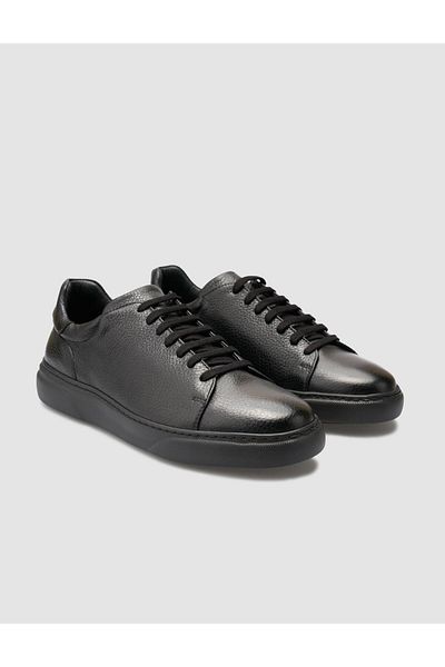 Cabani Pantofi sport pentru bărbați, 100% piele naturală, negre