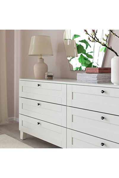 erorex Knob, black/chrome-plated, 23 mm