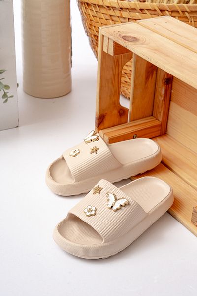 Slipcat Girls' Soelite Fruit Platform Slippers - Soft Summer Sea and Garden Out