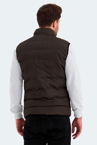 Slazenger Χακί ανδρικό γιλέκο Zula - St21ye010-800
