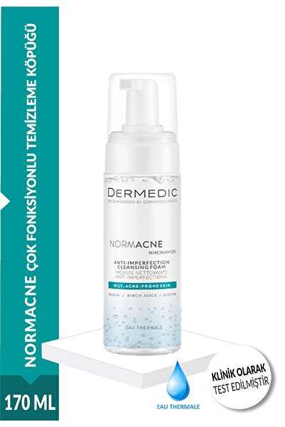 DERMEDIC Normacne Çok Fonksiyonlu Yüz Temizleme Köpüğü 170 ml