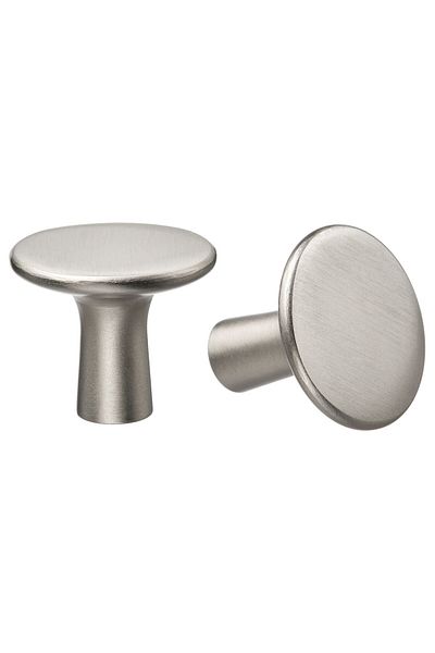 erorex Knob, stainless steel colour, 30 mm