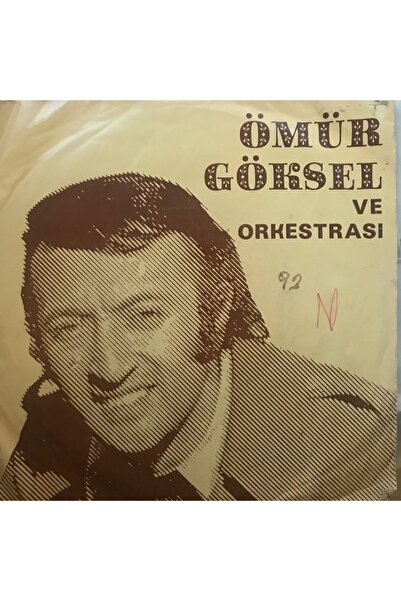 mazi plak Ömür Göksel - Sensiz - Orijinal Dönem Baskı 45'lik Plak