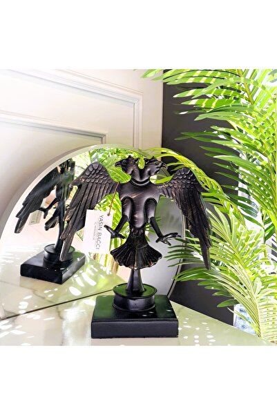 Home Dekoratif Çift Başlı Kartal Biblo