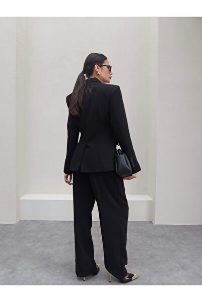 ESRAHELVACI Padded Double Breasted Jacket Pants Set