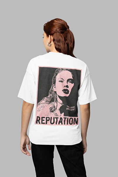SEVBANO Taylor Swift album Reputation Štampano unisex Oversize kroj majica pe...