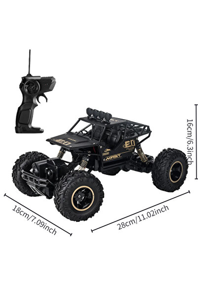 Yelajoy 4WD RC Off-Road Vehicle, Remote Control Car with 2.4Ghz Double Motors, Off Road Vehicle for Kids