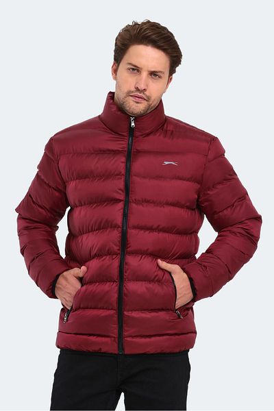Slazenger Червено мъжко палто и яке Honor I Claret