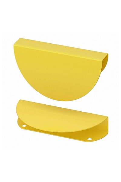 erorex Handle, yellow/half-round, 130 mm