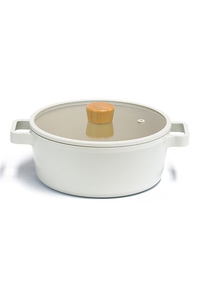 Prima Nova Beige Neoflam Fika Cookware and Skillet Set 5 Pieces