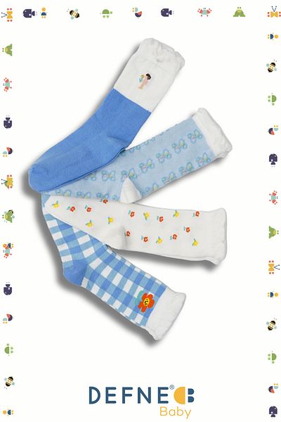 Defne Baby 4 Pairs of Girls' Socks