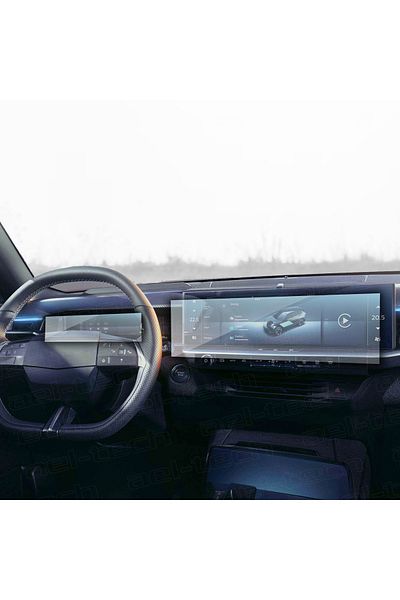 ael-tech Opel Grandland 16 Inch Navigation and Digital Display Compatible Nano Screen Protector Set of 2 2025