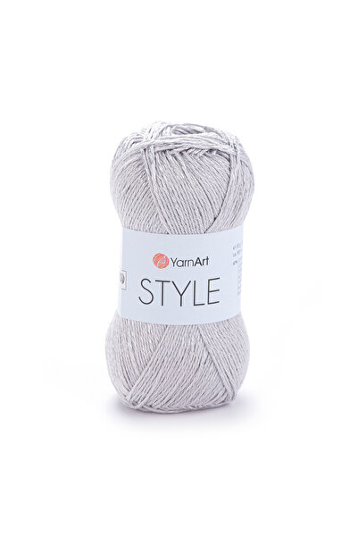 Yarnart Fir de tricotat manual Style - 67% bumbac, 33% viscoză, 50g/185m, luc...
