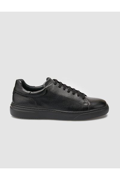 Cabani Pantofi sport pentru bărbați, 100% piele naturală, negre