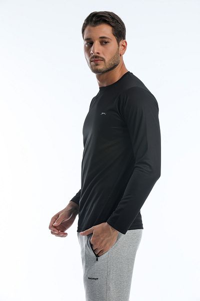 Slazenger Odin Herren T-Shirt Schwarz