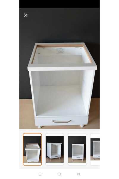 ÇAKICI YAPI MOBİLYA ÇAKICI YAPI MOBİLYA - Beyaz Ankastre Mutfak Dolabı Mdf Te...