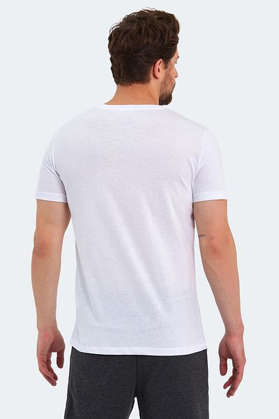 Slazenger Ανδρικό T-shirt Sander Λευκό St11te083