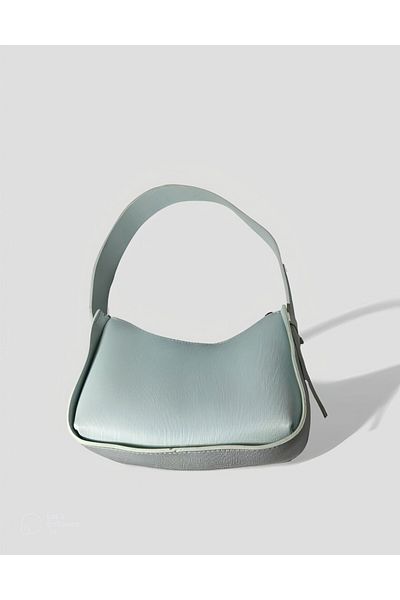 YMZBAG Geantă de mână și de umăr pentru femei, mată, cu model de dungi