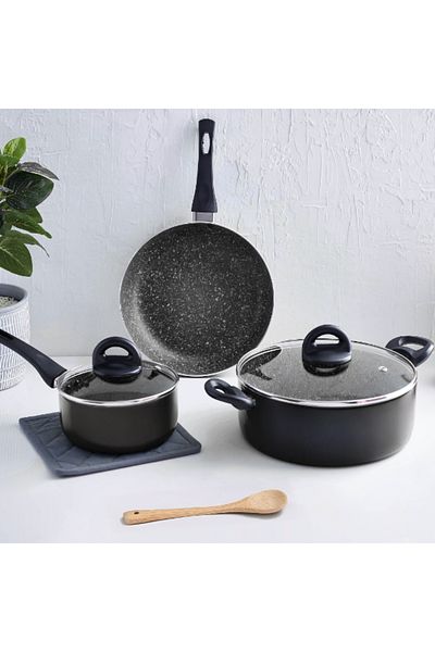 Home Box Atlanta 6-Piece Non-Stick Cookware Set