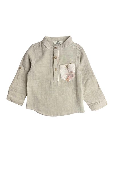 COCOSISS Judge Collar Muslin Shirt Baby Boy Kids Suit