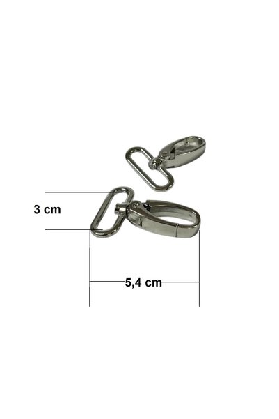 srtfootcare Medium Size Scorpion Keychain & Bag Hook 3cm with 2 Pcs Leather Hand Tool Nickel