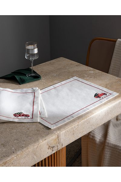 Madame Coco Cluny 2-Piece American Service - Alb/Roșu