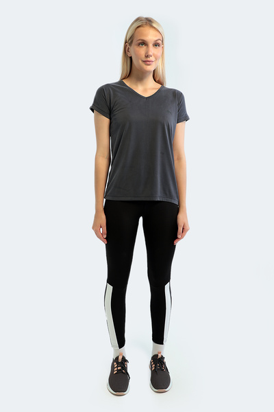 Slazenger Σκούρο γκρι Γυναικείο T-Shirt Play