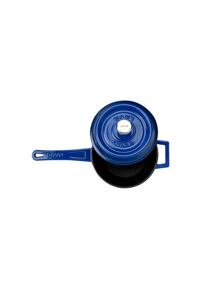 Lava Trendy Cast Round Sauce Pot - Iron Solid, Handled Series, Diameter (ø18 Cm.)
