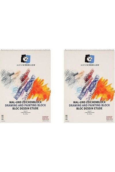 Alex Schoeller 2 Picture Books 35 X 50 Spiral 165 gr 15 Sheets