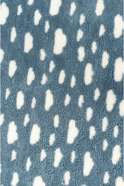 PELTEKS Bulut Desen Welsoft Tüylü Peluş Kumaş - 100*150 100cm Boy 150cm En