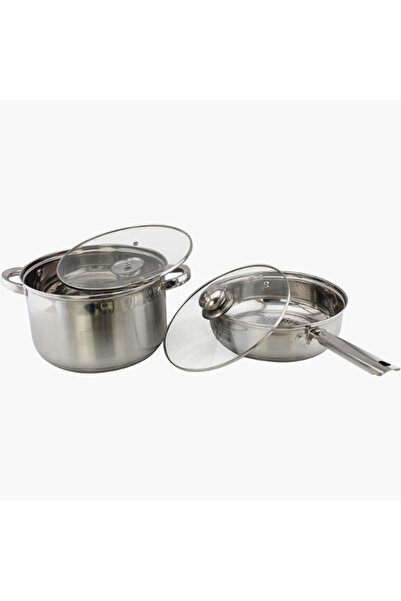 Home Box Casa 12-Piece Stainless Steel Cookware Set