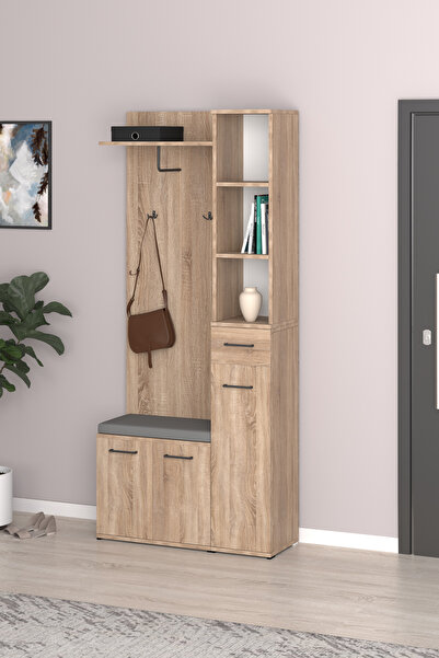 Genel Markalar Sonomo Portmanto Vestiyer Askılık Puzzle, Ayakkabılık, Kapaklı...