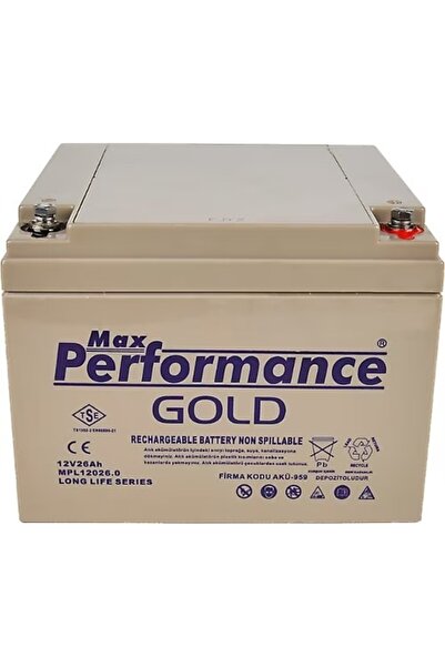 Michelin Max Performance Gold 12V 28Ah Bakımsız Kuru Akü