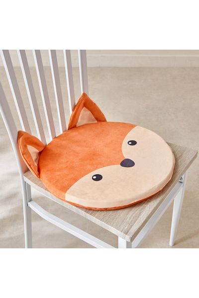 Home Box Playland Fox Printed Chair Pad 40 cm