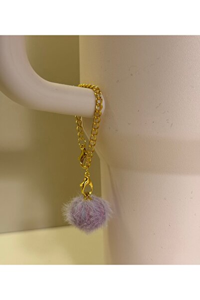 arredamento ملحق زينة ساحرة على شكل كرة من الريش متوافق مع الترمس