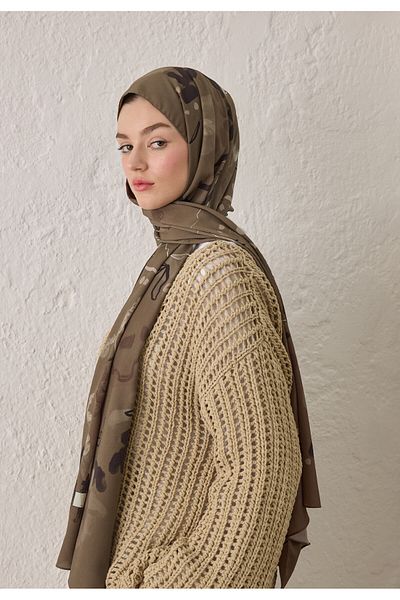 Fresh Aura Patterned Mink Shawl