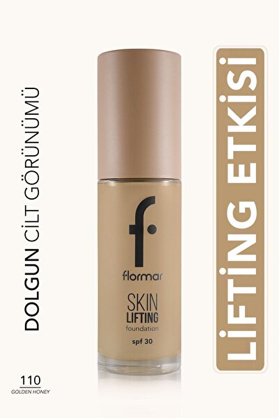 Flormar Spf30 Sıkılaştırıcı Fondöten (SICAK ALT TON) - Skin Lifting Fdt. - 110 Golden Honey - 8682536059732
