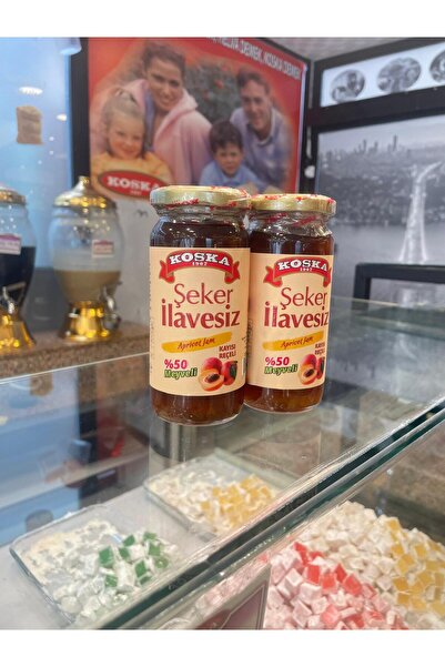 Koska ŞEKER İLAVESİZ KAYISI REÇELİ 270 GR KOLİ 12 ADET
