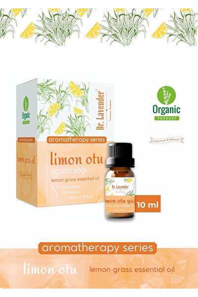 Dr.Lavender Limon Otu Uçucu Yağı Aromaterapi Serisi 10 ML