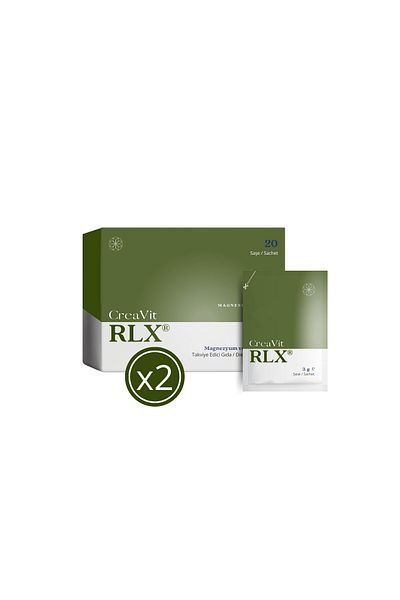 Creavit Rlx 250 Mg Magnesium 5 Mg Vitamin B6 (MAGNEZIUM CYTRATE) 20 Sachets X 2 Pieces