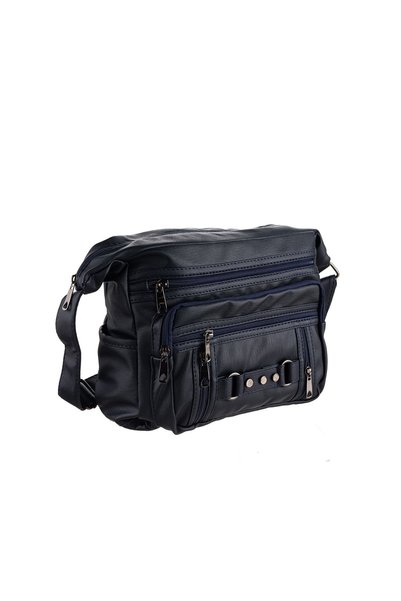 Kurtuluş Çanta Women's Soft Leather Crossbody Bag with Nine Eyes