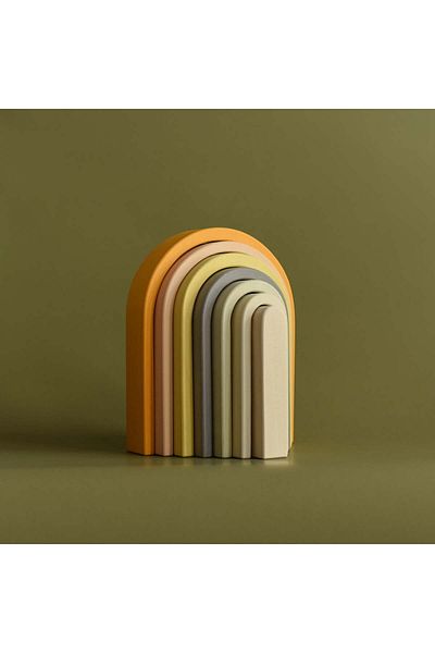 OEM Wooden toy - Big rainbow (pastel colors)