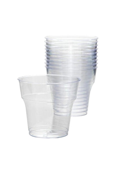 maycup Şeffaf Kristal Mika Ekstra Sert Plastik Bardak 1000 Adet 180 CC Maycup