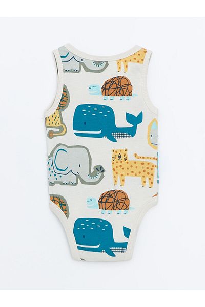 LC Waikiki New Season Printed Baby Boy Citcit Bodysuit - S5Hd56Z1