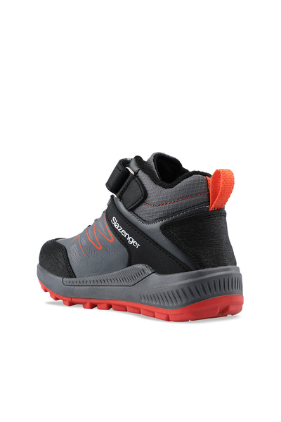 Slazenger KENTON I Çocuk Cırt Cırtlı Koyu Gri Bot