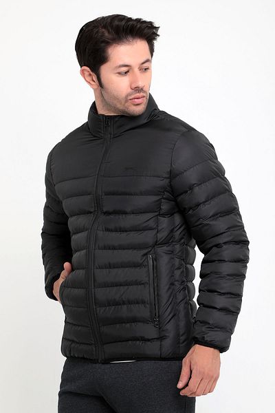 Slazenger BOSS I Ανδρικό Παλτό & Παλτό Μαύρο