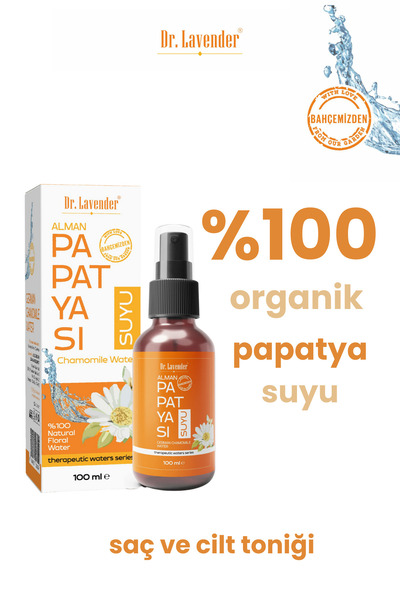 Dr.Lavender Doğal Papatya Suyu 100 ml – Cilt & Saç Bakım Toniği – Renk Açıcı Sprey – Bitkisel Tonik