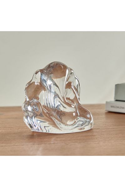Home Box Vega Glass Elephant Buddha 8.8x4x8 cm