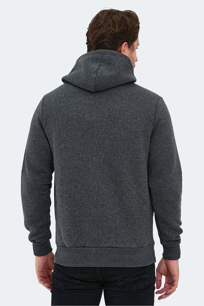Slazenger Men's Sweatshirt - Banky in Anthracite